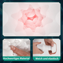 Laden Sie das Bild in den Galerie-Viewer, Doppelter Handgriff 13 Frequenz Vibration 7 Frequenz Einziehbare Masturbation Cups