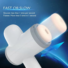 Laden Sie das Bild in den Galerie-Viewer, Tragbarer automatischer männlicher Masturbator mit 8 Modi und 9 Geschwindigkeiten, Teleskop-Saugfunktion