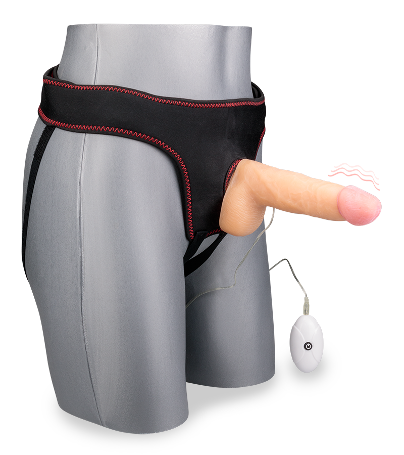 18 cm langer Umschnalldildo mit 10 Modi