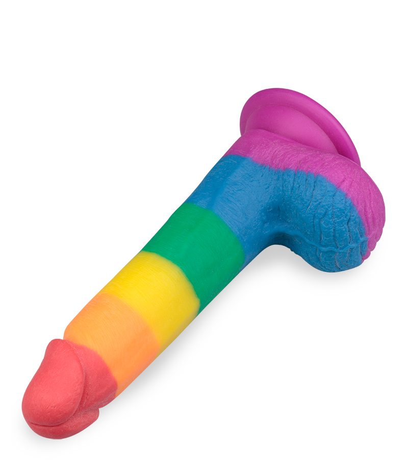19 cm langer Saugnapf-Dildo Pride