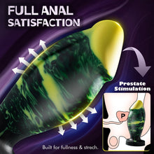 Laden Sie das Bild in den Galerie-Viewer, Unique Hybrid Design Vibrating Anal Dildo With Suction Cup