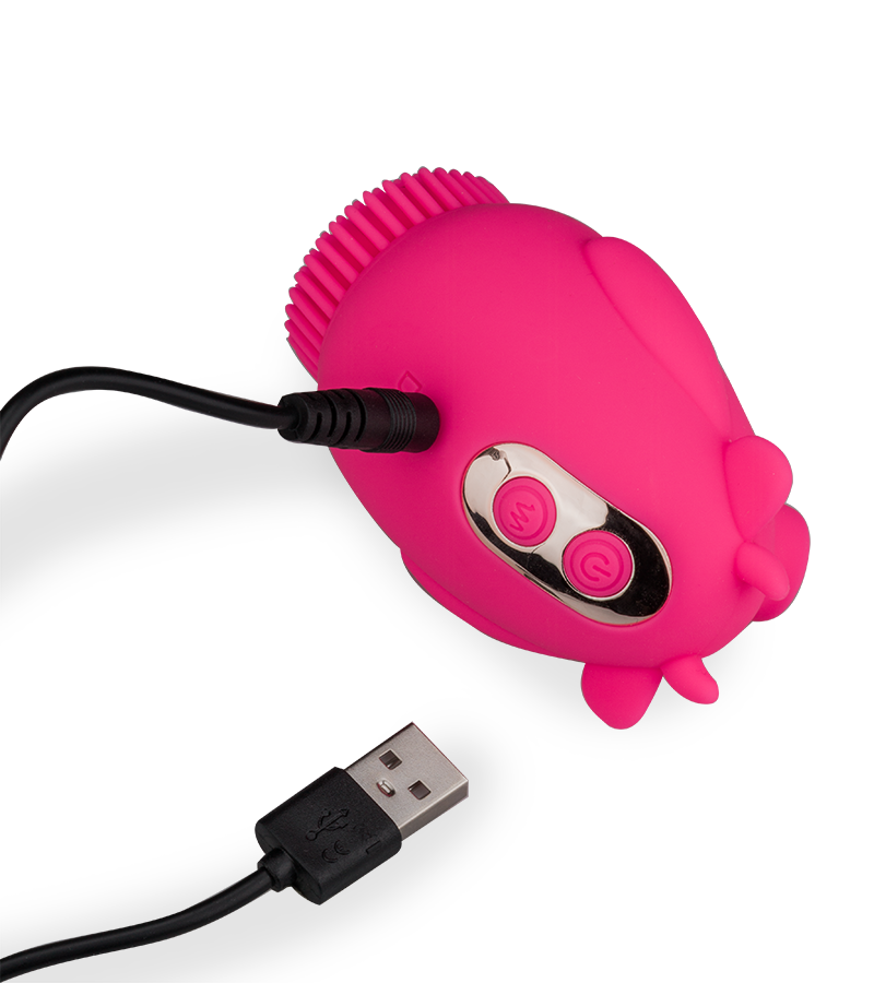 2-in-1-Stimulator mit Druckwellen und Vibration Crazy Cow