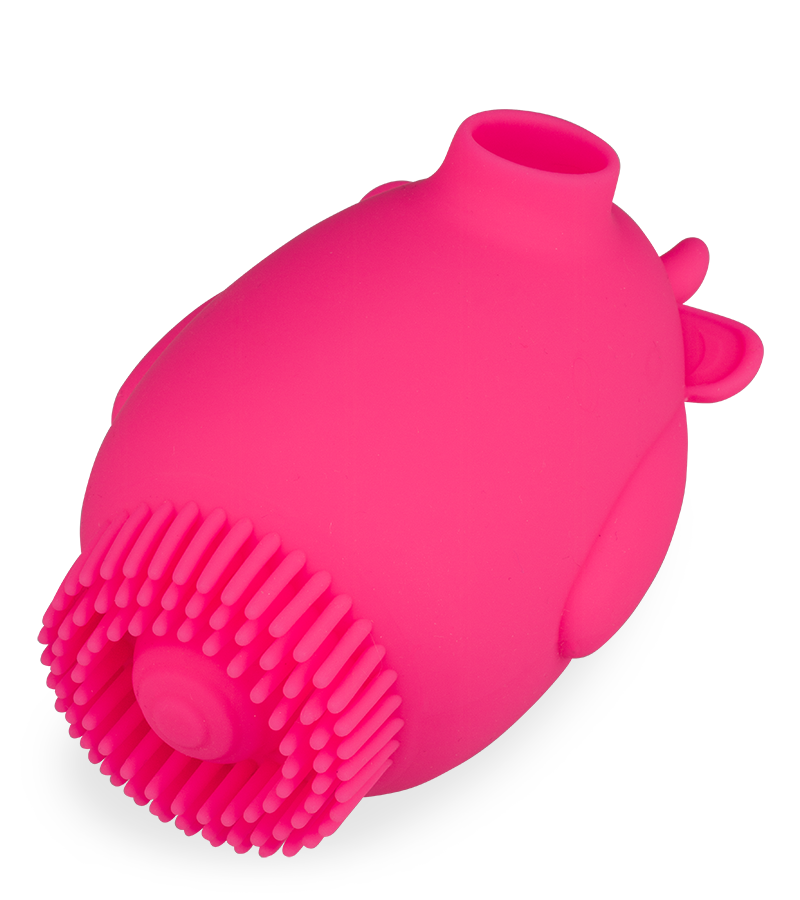 2-in-1-Stimulator mit Druckwellen und Vibration Crazy Cow