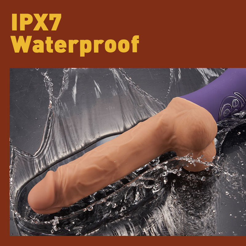 Veilchen 4 IN 1 Realistischer Dildo 6 Stoßen 10 Vibrieren Dildovibrator