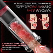Laden Sie das Bild in den Galerie-Viewer, 2 IN1 9 Vibration 3 Saugmodi Penispumpe S-HANDE
