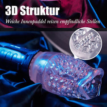 Laden Sie das Bild in den Galerie-Viewer, ORKAN 2 in 1 transparente Version des Automatischer 7 Rotation 7 Vibration Cup Masturbator