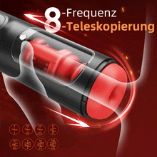 Laden Sie das Bild in den Galerie-Viewer, 8 schiebende 8 vibrierende 3D-Kanal-Männermasturbator