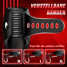 Laden Sie das Bild in den Galerie-Viewer, 3-in-1 Glans Trainer Masturbation Cup mit Penisring