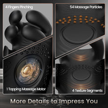 Laden Sie das Bild in den Galerie-Viewer, Evans - Automatic 10 Finger Pinchin &amp; Tapping for Massage Therapy Penis Vibrator