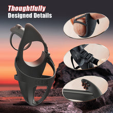 Laden Sie das Bild in den Galerie-Viewer, 12 Vibrating Wearable Erection Cock Ring with C &amp; G-Spot Stimulation for Couple Fun