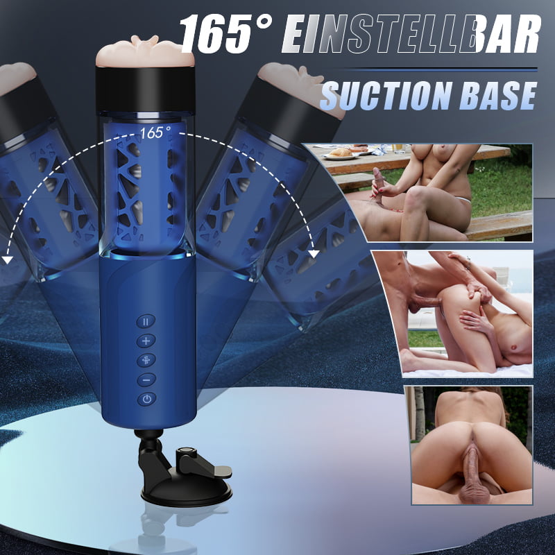 Bluesea 6 Bi-Directional Thrusting Rotation Masturbator mit Suction Base