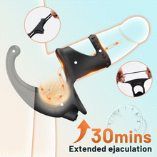 Laden Sie das Bild in den Galerie-Viewer, 10 Vibrating Wearable Erection Cock Ring for Couple Fun