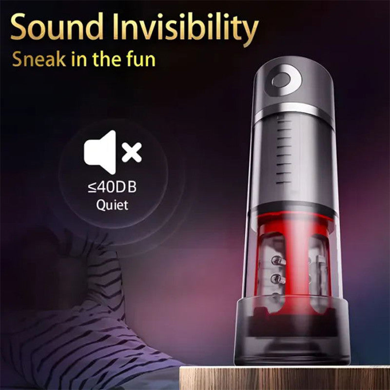 5 Rotierende + 5 Saugen 2-in-1 Masturbation Cup Penis Pumpe