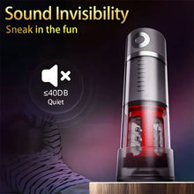 Laden Sie das Bild in den Galerie-Viewer, 5 Rotierende + 5 Saugen 2-in-1 Masturbation Cup Penis Pumpe