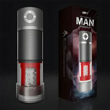 Laden Sie das Bild in den Galerie-Viewer, 5 Rotierende + 5 Saugen 2-in-1 Masturbation Cup Penis Pumpe