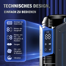 Laden Sie das Bild in den Galerie-Viewer, 100% Wasserdicht 4 IN 1 Automatischer Masturbator für Männer, Die realistische Zunge dreht sich um 360°, um jeden empfindlichen Punkt der Eichel zu lecken und zu necken.