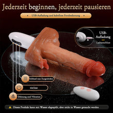 Laden Sie das Bild in den Galerie-Viewer, Sexmaschine, 90°, automatisch verstellbarer Vibrator mit 8 stoßenden, vibrierenden und leckenden Dildos