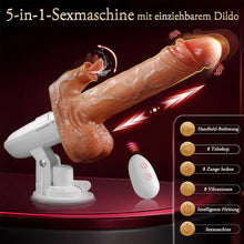 Laden Sie das Bild in den Galerie-Viewer, Sexmaschine, 90°, automatisch verstellbarer Vibrator mit 8 stoßenden, vibrierenden und leckenden Dildos