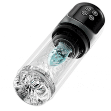 Laden Sie das Bild in den Galerie-Viewer, 7 Saugen Dual-Temperatur SPA Boner Enlarger 7 Rotierende 360° Massage Masturbator