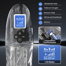 Laden Sie das Bild in den Galerie-Viewer, Rogen - Volle Transparenz Vibrieren &amp; Oral Sensation Saugen &amp; Stimme Männlicher Masturbator