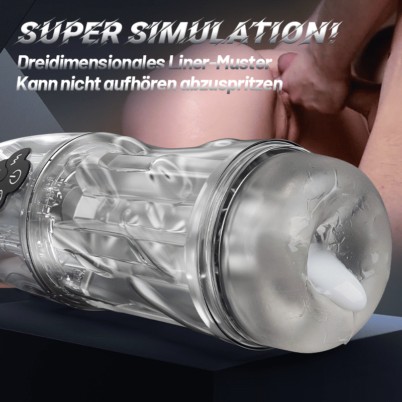 Rogen - Volle Transparenz Vibrieren & Oral Sensation Saugen & Stimme Männlicher Masturbator