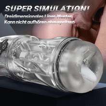 Laden Sie das Bild in den Galerie-Viewer, Rogen - Volle Transparenz Vibrieren &amp; Oral Sensation Saugen &amp; Stimme Männlicher Masturbator