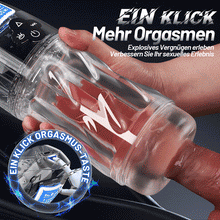 Laden Sie das Bild in den Galerie-Viewer, Rogen - Volle Transparenz Vibrieren &amp; Oral Sensation Saugen &amp; Stimme Männlicher Masturbator