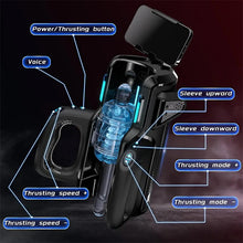 Laden Sie das Bild in den Galerie-Viewer, LETEN Masturbator mit 10 stoßenden Hochgeschwindigkeits und Telefonhalter