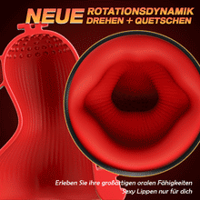 Laden Sie das Bild in den Galerie-Viewer, 3-in-1 Glans Massage Master Trainer 3 Rotation, 5 Saugen, 10 Vibration Ultra Simulation D