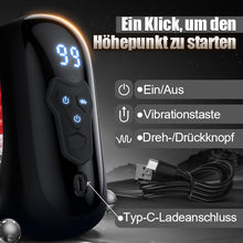Laden Sie das Bild in den Galerie-Viewer, Finger 2.0-9 Vibrationen 9 Spannen 9 Rotieren Verbesserter Glans Training Masturbator