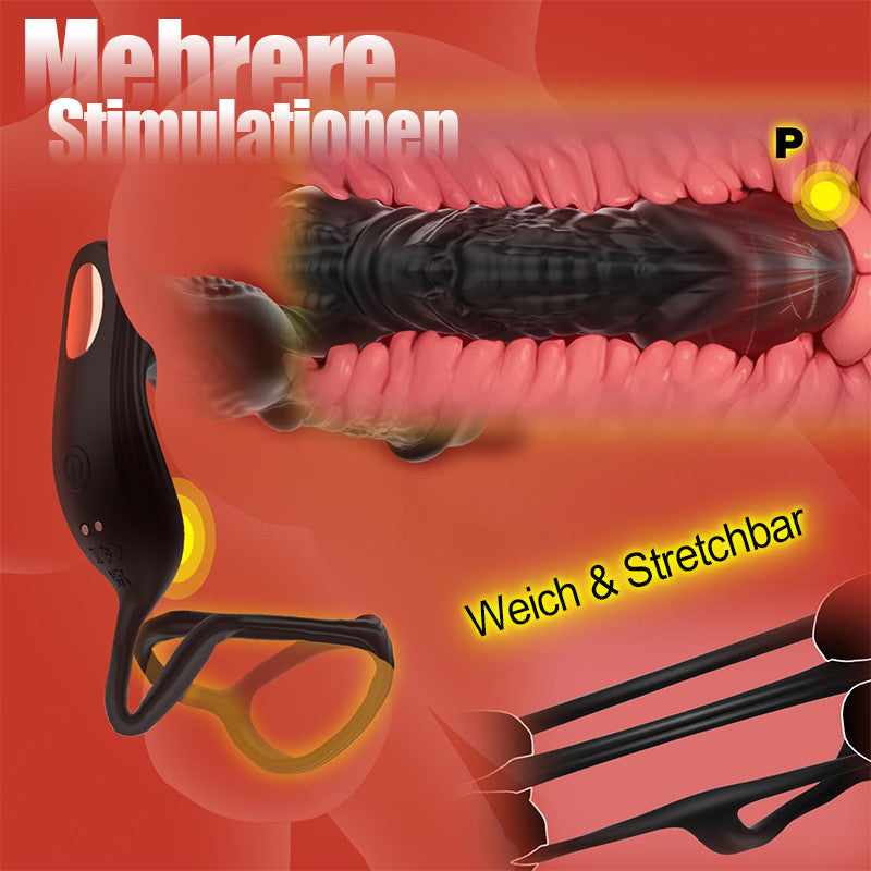 Upgrade des schnell stoßenden 6-in-1-Prostatamassagegeräts mit Fernbedienung und APP