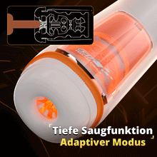 Laden Sie das Bild in den Galerie-Viewer, Vulcan - Pulse 9 Stoß- und Vibrationsmasturbatorbecher