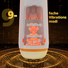 Laden Sie das Bild in den Galerie-Viewer, Vulcan - Pulse 9 Stoß- und Vibrationsmasturbatorbecher