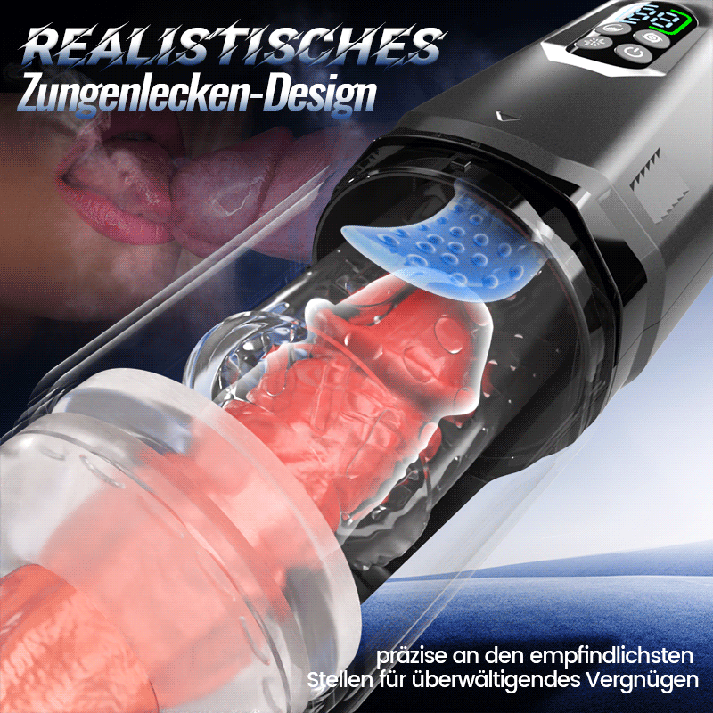 GripMax – Freihändiger Masturbator für Männer mit Saugnapfhalterung