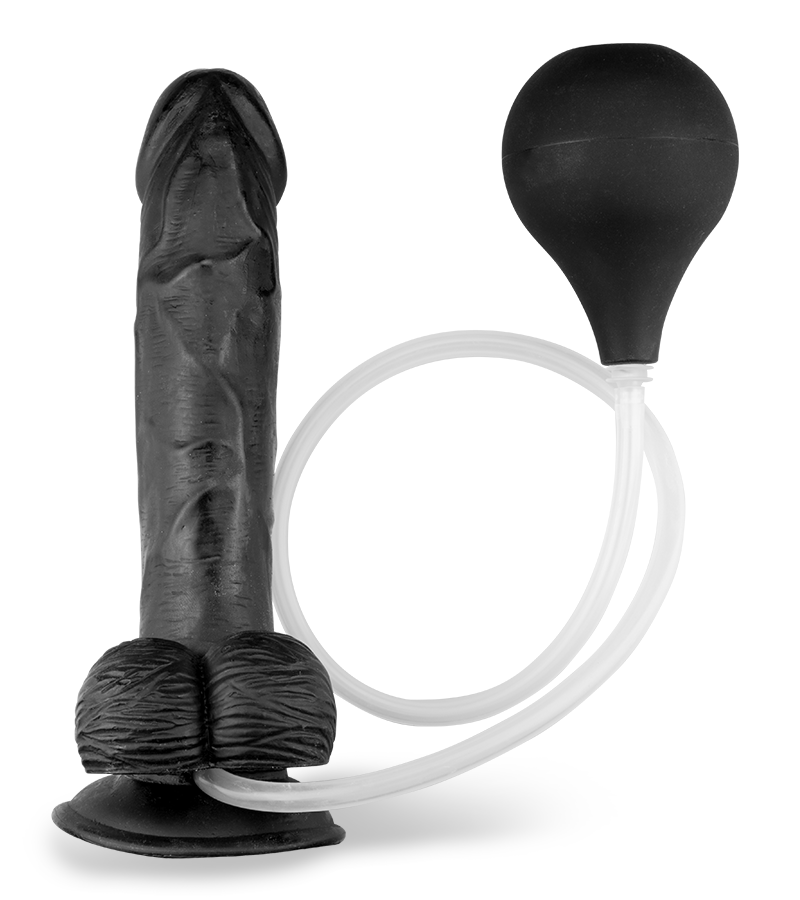 23 cm langer Spritzdildo mit Saugnapf