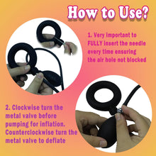 Laden Sie das Bild in den Galerie-Viewer, Bondage Silikon Aufblasbarer Penisring Pumpe SM Cockring Erektion Trainer