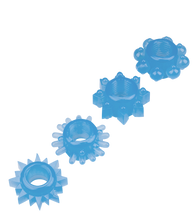 Laden Sie das Bild in den Galerie-Viewer, 4 phosphoreszierende Cockringe Lumino