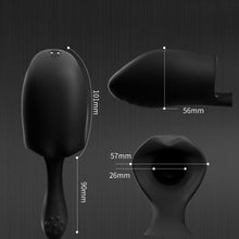 Laden Sie das Bild in den Galerie-Viewer, Männlicher Cup-Masturbator Penis Trainings Vibrator mit Zunge Lecken und 10 Vibrationsmodi zur Herren Masturbation Vergnügen Silikon Eichel Massagegerät Sexspielzeug für Männer