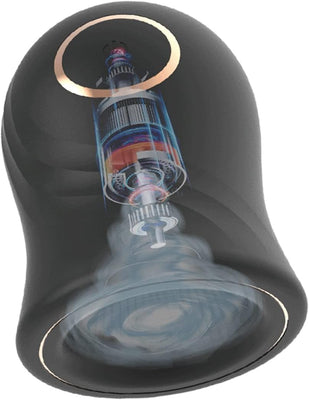 Elektrische Masturbator Cup mit 12 Vibrationsmodi – Taschenmuschi für Männer, Wasserdichter Masturbator mit Spiralstruktur, Vibratorensets Sexspielzeug für Männer Solo & Paare