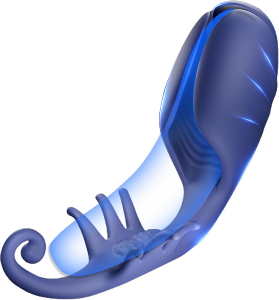 Masturbator Mann Elektrischer Masturbator Penismassage Penisvibrator Mit 10 Vibrationsmodi Vibratoren für Männer Leise Eichelvibrator Penis Trainer Sexspielzeug für Männer Solo