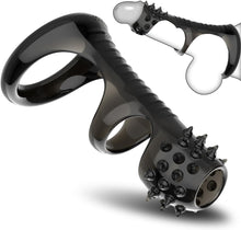 Laden Sie das Bild in den Galerie-Viewer, Cockring Sex Spielzeug für die Männer - Penisring &amp; Hodenring für den Mann - Perfekte Passform, Dehnbare Cockringe für härtere Erektionen, Penis Ring Erotik Sex Spielzeug für Paare Extrem, schwarz