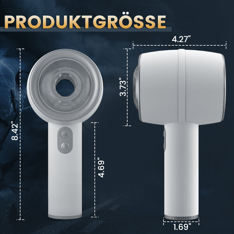 Tragbarer intelligenter Induktionsflugzeugbecher mit 3 Geschwindigkeiten