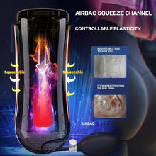 Laden Sie das Bild in den Galerie-Viewer, Elektrischer Penistrainer Stroker Blowjob Masturbatoren mit 10 Massagefunktion