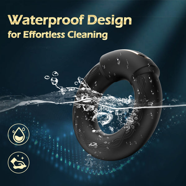 Romote Penisring mit 9 Vibrations- und Heizmodi