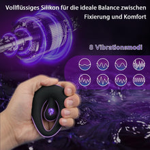 Laden Sie das Bild in den Galerie-Viewer, Penisring Vibrator mit 360° Verstellbarem Perlen-Klitorisstimulator, Sex Spielzeug für die Paare Männer Frauen, YAWNSHE Cockring Penis Ring Sex Toys, Erotisches Sexspielzeug für Paare Mann Extrem Sex