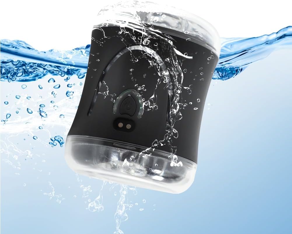 Roluck Elektrische Cup-Masturbatoren, Masturbieren für Männer Sex Spielzeug mit 9 Vibrationsmodi, Handfrei Männer Sex Sexspielzeug ABS + TPE-Material Masturbator Penis Trainingsgerät Masturbation