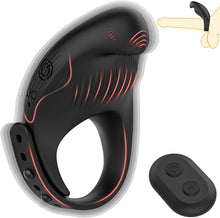 Laden Sie das Bild in den Galerie-Viewer, Sex Spielzeug für Paare- Penisring Vibrator Sexspielzeug für Paare Extrem Sex, Penis Ring Sex Spielzeug für die Männer Extrem,Sex Toys Cockring Penisring Erotisches Sexspielzeug mit 7 Vibration