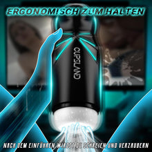 Laden Sie das Bild in den Galerie-Viewer, Elektrischer Masturbator Sex spielzeug für die männer mit 7 Saugmodi &amp; 10 Vibrationsmodi Blowjob mit 6 Luftlöcher Masturbieren für männer Masturbatoren mit 3D Vagina Pussy Taschenmuschi Sexspielzeug