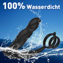 Laden Sie das Bild in den Galerie-Viewer, Analvibratoren Prostata Stimulation Männer 10 StoBfunktionmodi Analspielzeuge für Vaginaler Anal,APP Fernbedienung Penisring Schub Dildo Buttplug Sex Spielzeug für Männer Paare