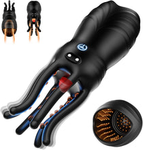 Laden Sie das Bild in den Galerie-Viewer, Masturbieren für Männer Penis Vibrator Eichel Stimulation, Sex Spielzeug für die Männer Extrem Oralsex Masturbatoren 10 Modi, Vibratorensets Sexspielzeug für Männer Zunge Solo Paare Taschenmuschi